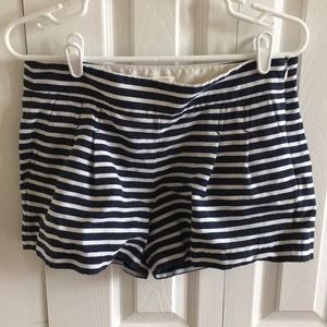 J.crew Outlet: Navy and white striped shorts
